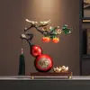 Nuevos Adornos de Caqui y Calabaza Estilo Chino para la Buena Suerte, Decoraciones para Sala de Estar, Regalos de Inauguración de Casa, Regalos de Año Nuevo