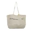 Bolsa de Ombro de Lona de Grande Capacidade 2025 Nova Textura da Moda Bolsa de Lona Casual Bolsa Mensageira de Braço para Viagem