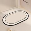 Alfombrilla de Baño de Barro Diatomeas Personalizada Antideslizante Suave Amortiguación Lujo Ligero Felpudo para Puerta de Baño Alfombrilla Absorbente para Baño Venta al por Mayor