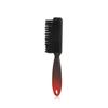 Cepillo de cabeza de aceite Loto Silk para hombre, cepillo pequeño de limpieza para barbería, cepillo de nailon para cabello roto, peine de plástico para barba.