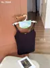 Camisola Picante de Nuevo Estilo para Chica Pura Deseo con Copas, Top de Verano Ajustado para Mujer, Camiseta Versátil como Capa Base