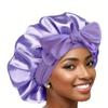 Outlet de Fábrica Amazon Pouso Transfronteiriço Chapéu Redondo de Fita com Laço Beleza Mês de Cuidados com o Cabelo Turbante Infantil Touca de Dormir