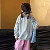 Suéter de Primavera Masculino Gola Redonda Solto Moletom Camisa Base 2026 Nova Marca Tendência Top Casual de Primavera Infantil