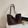 Bolsa Retrô de Grande Capacidade Feminina 2025 Nova Tendência de Luxo Bolsa de Ombro Bolsa Tote para o Dia a Dia Bolsa de Mão para Passeio