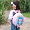 Mochila escolar de dibujos animados para jardín de infantes, nueva para niños y niñas de 2 a 5 años, linda mochila de cáscara de huevo de sirena