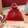 Bolsa de Dulces de Boda de Terciopelo, Bolsa Portátil de Boda, Bolsa de Regalo para Dama de Honor de Cumpleaños de Luna Llena, Caja de Dulces de Boda