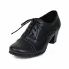 Zapatos retro para mujer, tacón medio, talla grande, comercio exterior D5039
