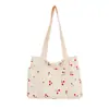 Bolsa de Lona para Estudiante de Secundaria para Clase Bolso Tote Transfronterizo para Viajes Cotidianos Bolso de Hombro Único de Estilo Japonés Femenino Bolso de Mano Femenino