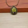 Colar Cruzado Popular Liga de Renda Suporte de Ferro Flor de Renda Estrelada Árvore da Vida Corrente para Suéter Melhor Amigo Estudante Joia