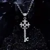 Collar con Colgante de Cruz Nuevo Estilo Gótico de Plata 925 para Hombres, Colgante Versátil Hip-Hop Europeo y Americano, Colgante Unisex al por Mayor