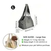 Bolsa de Viagem para Pets Primavera e Verão, Bolsa Tote para Gatos e Cachorros ao Ar Livre, de Ombro Único, Transportadora para Carro com Refrigeração, Secagem Rápida, Respirável