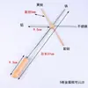 Demostrador de Conducción de Calor Hierro-Aluminio J22208 Exploración Científica de Escuela Primaria Conductividad Térmica y Transferencia del Metal Experimento de Física