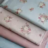 El Propietario de la Tienda Recomienda Azúcar Agua Jardín de Rosas Floral Sarga Algodón Puro Tela para Vestidos y Materiales de Ropa DIY