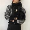 Cachecol de cor sólida espessado para outono e inverno de 2021, feminino, novo, joker, xale de estudante, cachecol longo de imitação de cashmere, cor sólida