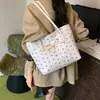 Bolso Cruzado Nuevo Color Sólido con Lazo para Mujer Gran Capacidad Ligero Versátil Bolso de Hombro para Viajes de Negocios al por Mayor