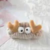 Acessórios de Cabelo Estilo Harajuku Japonês e Coreano, Tiaras Divertidas com Olhos Grandes, Tiaras Super Fofas de Caranguejo e Lagosta para Lavar o Rosto, Tiaras Estilo Soft Girl