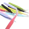 1 Pinça Cor de Ferro com Pontas Retas e Curvas para Materiais de Joalheria DIY, Aplicação de Strass, Acessórios de Cabelo e Ferramentas para Miçangas