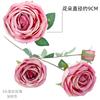 3 rosas artificiales de la Concubina Imperial, arreglo floral para boda, decoración del hogar y la sala de estar, flores falsas