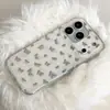 Estilo Ins Mariposa Dorada de Doble Capa Adecuado para Funda de Teléfono Móvil Apple 17Promax Iphone16 Fresco 15 Pulsera 14P