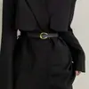 Cinto Feminino de Couro Genuíno para o Verão, Versátil com Jeans, Cinto Decorativo de Alta Qualidade para Ternos e Vestidos, Estilo Slim