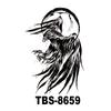 Nuevo Sticker de Tatuaje Impermeable Tatuaje Tótem Americano Sticker de Tatuaje Astronauta Lobo Tigre Muerte Impermeable A Prueba de Sudor