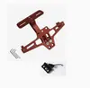 Soporte Retráctil de Aleación de Aluminio para Matrícula de Automóviles, Aeronaves y Motocicletas; Soporte de Marco para Placa de Matrícula Trasera con Calidad Fundida a Presión