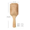 Pente de almofada de ar de bambu prancha grande pente de bambu massagem cabelo liso anti-estático air bag pente cuidado liso pente de cabelo liso fábrica atacado