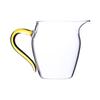 Taza de té de vidrio engrosado resistente al calor y al frío dispensador de té asa con banda de color Té Mar kung fu vidrio ceremonia del té accesorios para juego de té