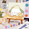 20*20 Desenho Animado Pintura a Óleo Digital DIY Colorir Pintura Decorativa Genshin Flor Pintura a Óleo Pintura a Óleo Digital Infantil Atacado