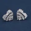 Pendientes de amor calados de estilo retro coreano con temperamento para mujer, pendientes de círculo simples con temperamento, versátiles, largos, disponibles