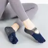 [Estoque Pronto Dropshipping] Meias Antiderrapantes Especiais para Pilates para Esportes, Fitness, Dança, Yoga Meias com Dedos Separados, Meias de Cinco Dedos