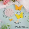 Molde Decorativo Borboleta Artificial DIY Molde de Silicone para Bolo Fondant Molde para Argila Ultra Leve Molde para Assar Aromaterapia Molde de Cola