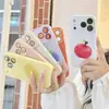 Capa 3D de frutas fresca e estilosa adequada para iPhone 17 PRO MAX, iPhone 16 janela de visualização com ampliação instantânea capa protetora