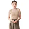 Nova coleção outono e inverno: suéter feminino 100% cashmere puro, camisola de gola U meio abotoada, camada interna de tricô versátil e casual