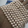 Shi Jia bijuterias de contas imitação de concha rosa claro bijuterias de pérolas artificiais cristal de vidro de alta qualidade contas de pérolas DIY