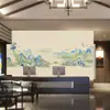 Fondo de pantalla de paisaje Qianli Jiangshan lujo ligero nuevo paisaje chino tela de pared fondo de TV sala de estar sofá Tela de pared Nuevo