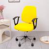 Funda para Silla Dividida Silla Giratoria de Oficina Silla de Computadora para el Hogar Funda para Reposabrazos Elástica para Asiento de Silla Funda Universal para Taburete Cubierta