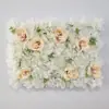 Fondo de Pared de Flores Artificiales Arreglo Floral para Fondo de Transmisión en Vivo de Influencer Hortensia Rosa Arreglo de Flores de Plástico para Sala de Transmisión en Vivo