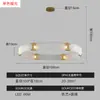 Lámpara de araña para restaurante transfronterizo, luz de anillo circular de lujo ligero, lámpara colgante de cristal personalizada para sala de estar, recepción de hotel, vestíbulo, modelo nuevo 2026