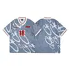 Comercio exterior transfronterizo Camiseta de manga corta Corteizz Isla del Diablo holgada casual para hombre versátil Calle alta calle Jersey
