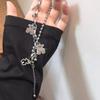 Pulsera de doble capa Sweet Cool Love Bear para mujer, estilo retro frío para mujer, Ins para estudiante, versátil, para pareja, pulsera de mejor amigo para hombre