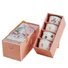 Yuhuo Juego de Cuencos para Tres Comidas Cuatro Estaciones Caja de Regalo Vajilla de Cerámica para el Hogar Souvenir Creativo Regalo para Eventos de Negocios