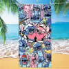 Toalla de Playa Baño Impresa Nueva Popular Transfronteriza Stilwell Kulomi Toalla de Playa Niños Dibujos Animados Venta al por Mayor Tela de Toalla