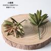 Simulação flor de veludo carnuda cabeça de flor planta artificial falsa combinação de vaso de aloe e cacto planta verde ornamentos de micro paisagem