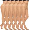 Suministro Directo de Medias de Seda 0D para Mujer, Medias Transparentes para Mujer, Pantimedias de Cintura Alta, Venta al por Mayor