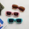 Nuevas Gafas de Sol Infantiles de Borde Cuadrado Gafas de Sol Poligonales Retro de Patilla Ancha Gafas de Sol para Bebé con Protección UV