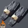 Pantalones Casuales de Invierno para Hombre con Forro de Polar Joggers Holgados Moda Versátil Pantalones de Chándal Elásticos Deportivos Largos para Hombre