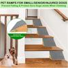 Escalera de Escalada de Madera para Mascotas Rampa para Perros Mayores Escalones de Madera para Perros Peldaños Antideslizantes Estructura de Cama de Madera para Perros