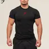 GYMSHARK Camiseta Masculina Muscle Shark Nova para Corrida, Esportes, Fitness, Casual, Respirável, Compressão Justa