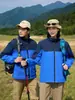 Ropa de Trabajo con Forro Polar Impresión de Logo Personalizado Invierno Cortavientos Impermeable Gruesa Cálida Chaqueta de Cuello Alto Venta al por Mayor para Hombres y Mujeres